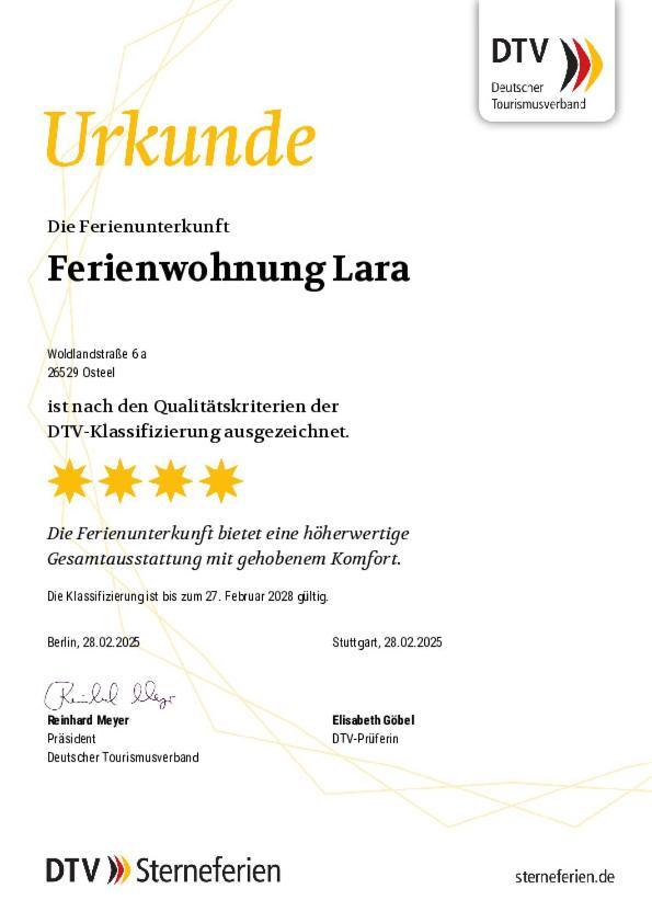 Ferienwohnung Lara "Im Herzen Von Ostfriesland" Osteel المظهر الخارجي الصورة